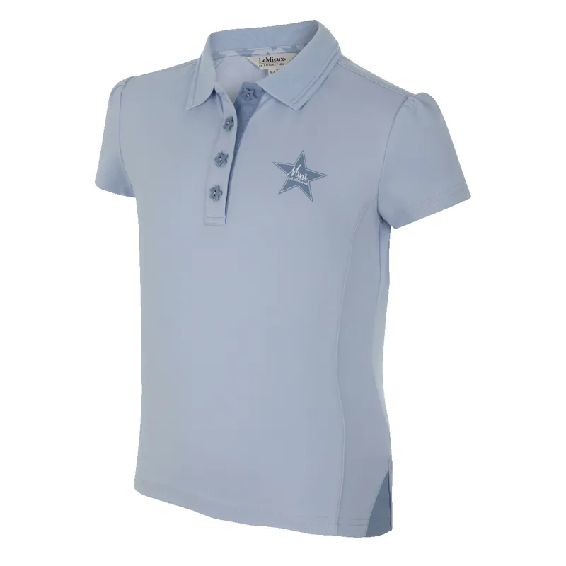 Mini LeMieux Polo Shirt - Mist-1